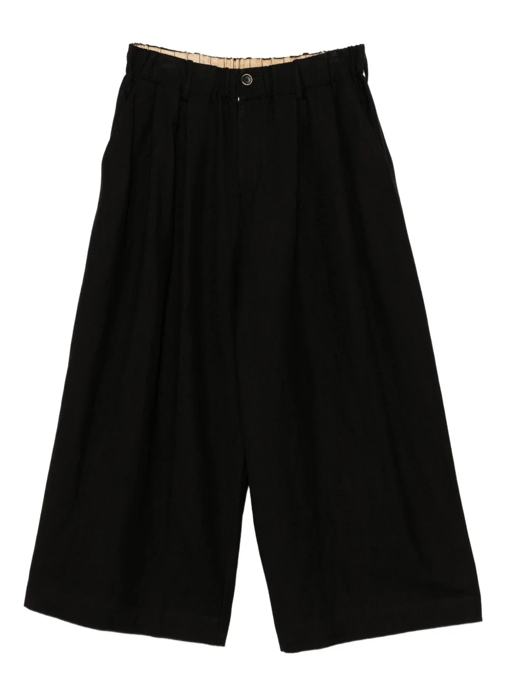 pleated wide-leg trousers - 1