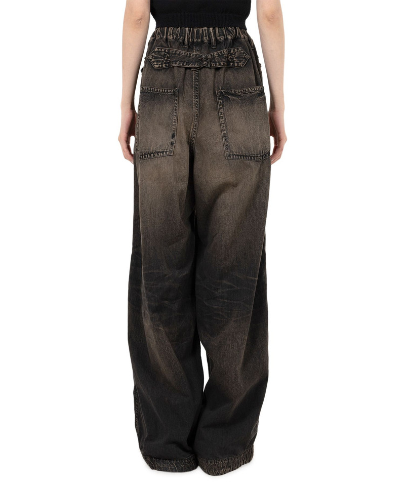 Light Denim Wide Pants 5