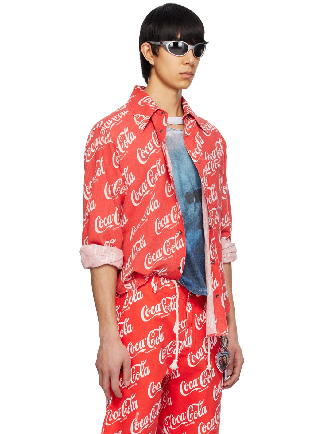 Red Printed Shirt - 2
