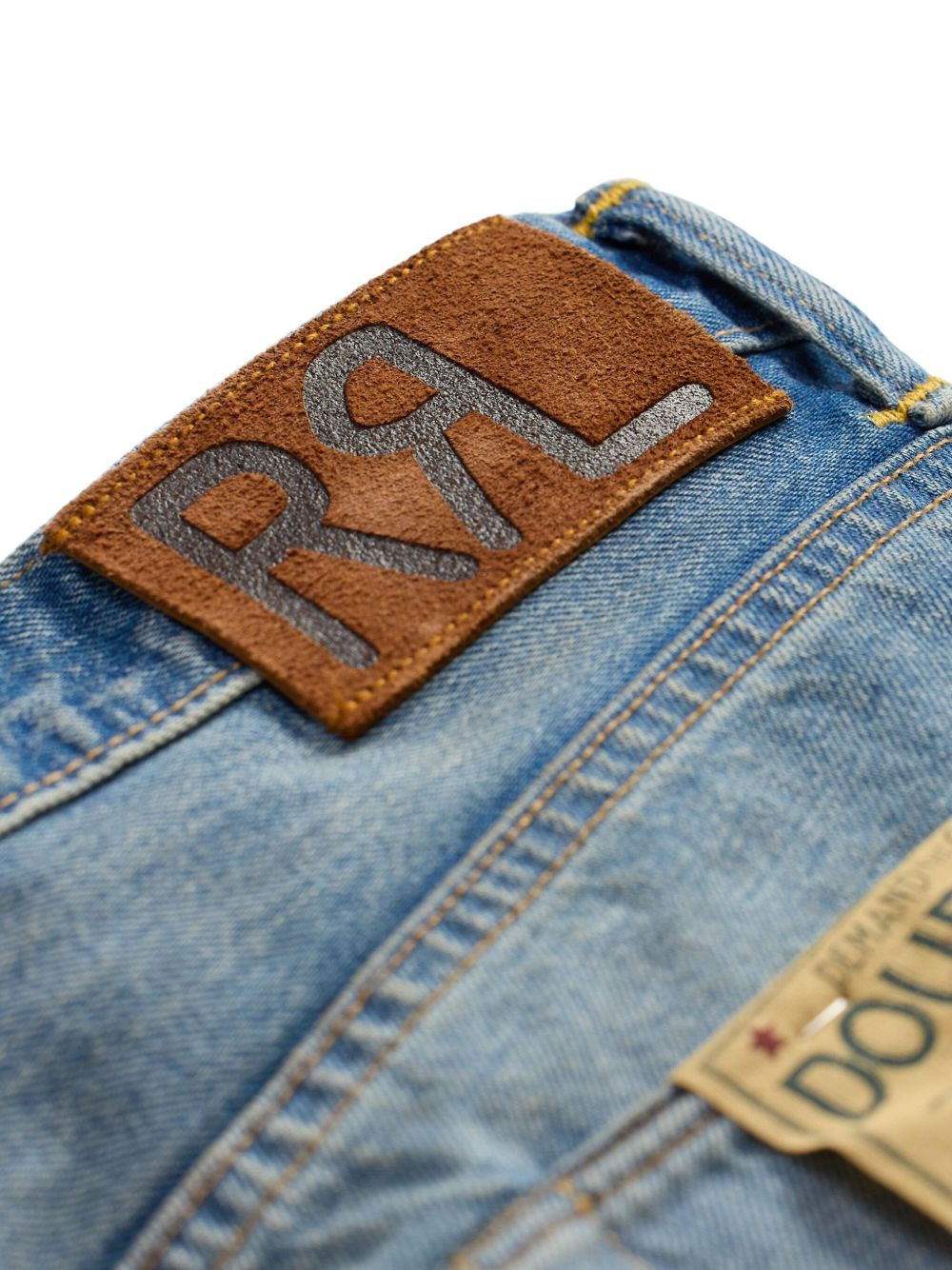 distressed patchwork jeans - 6