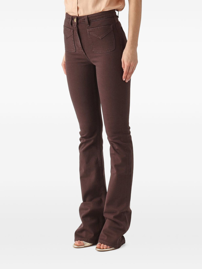 brown flared trousers 3