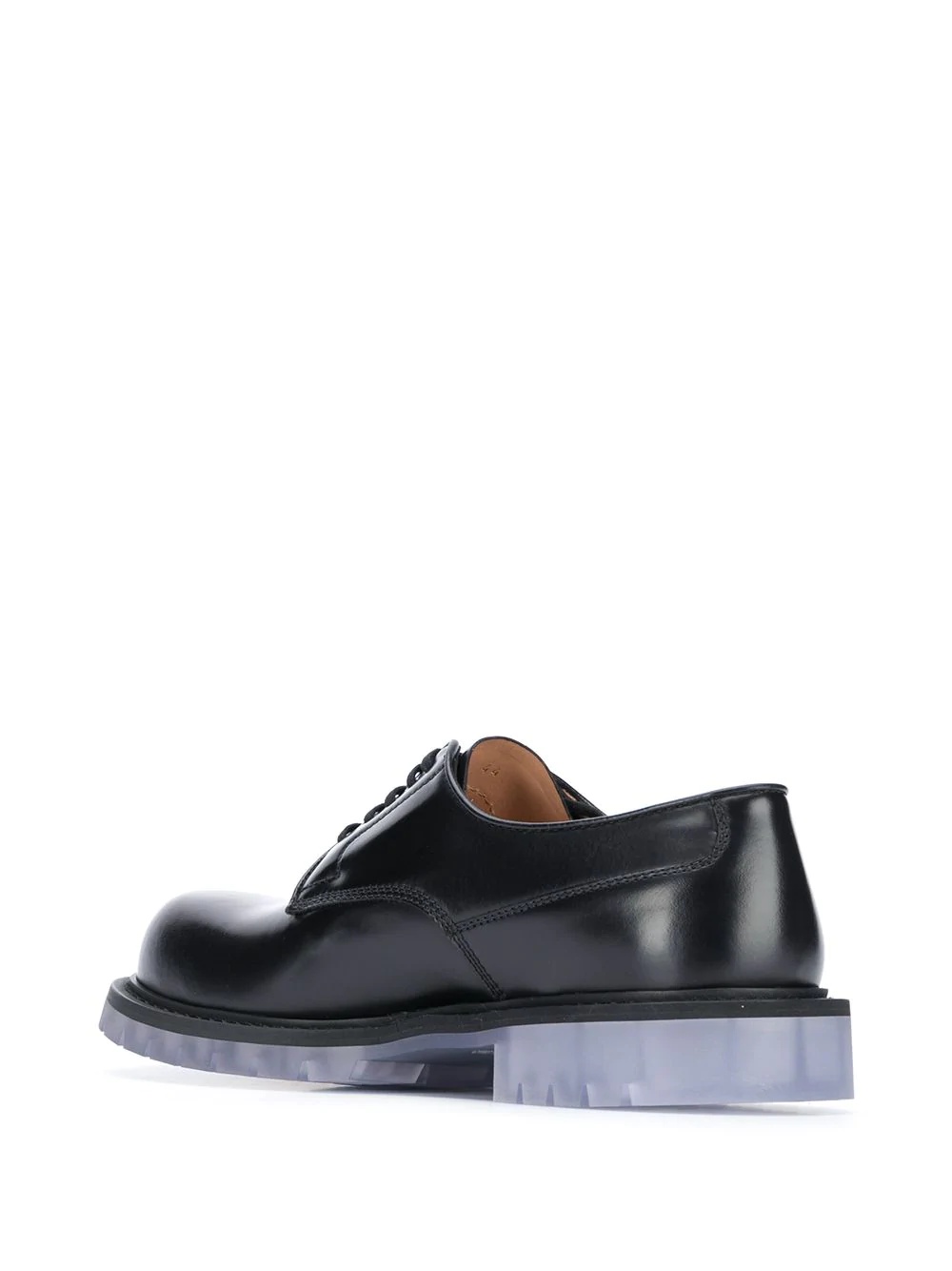 translucent-sole Derby shoes - 3