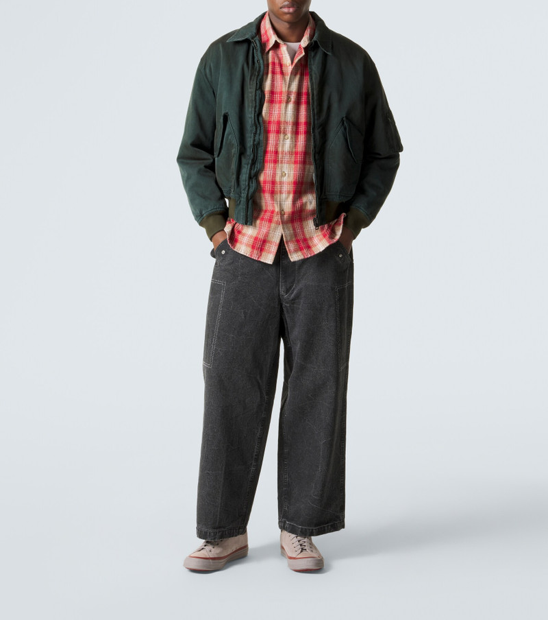 A.PRESSE Vintage cotton and silk twill shirt outlook