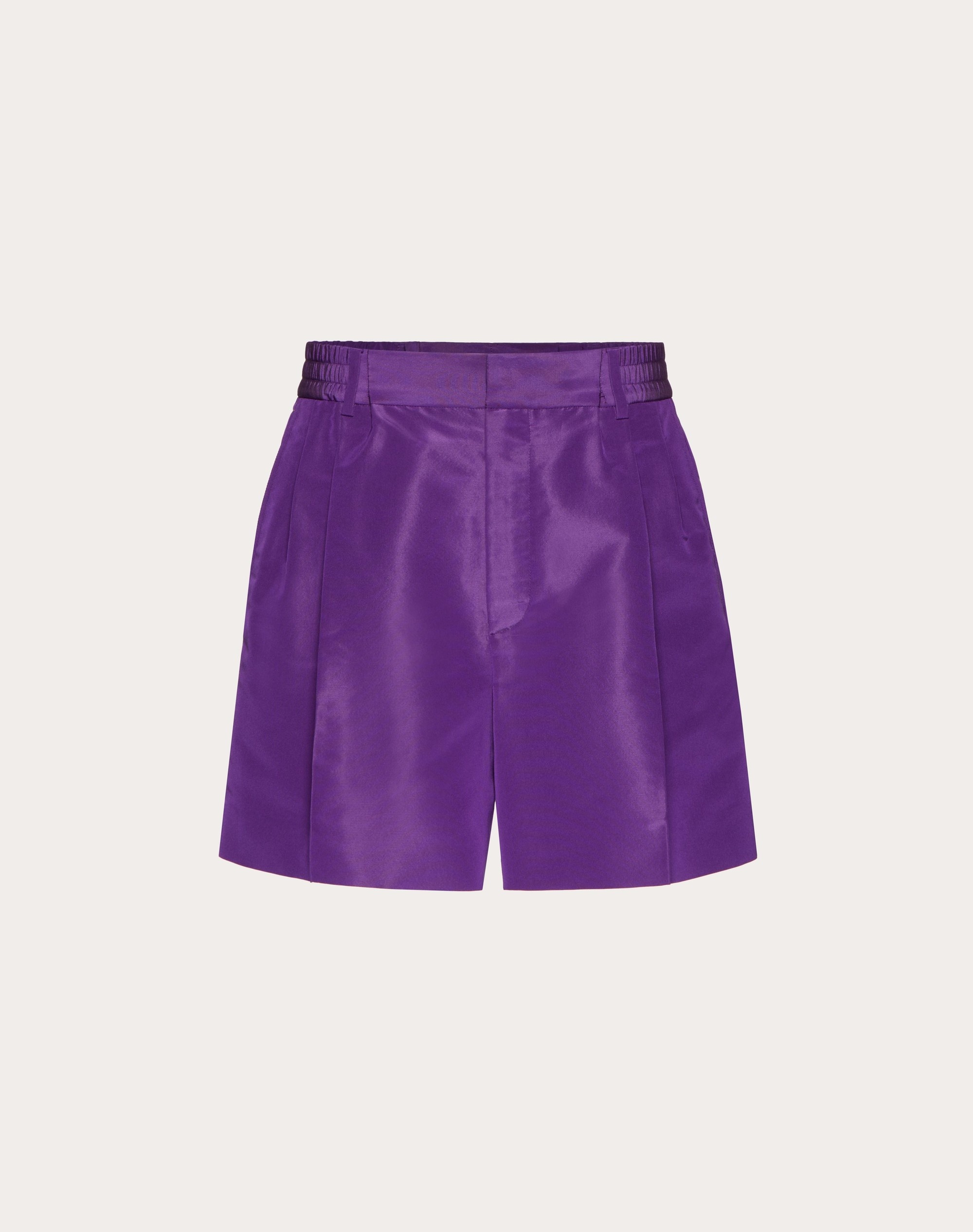 SILK FAILLE SHORTS - 1