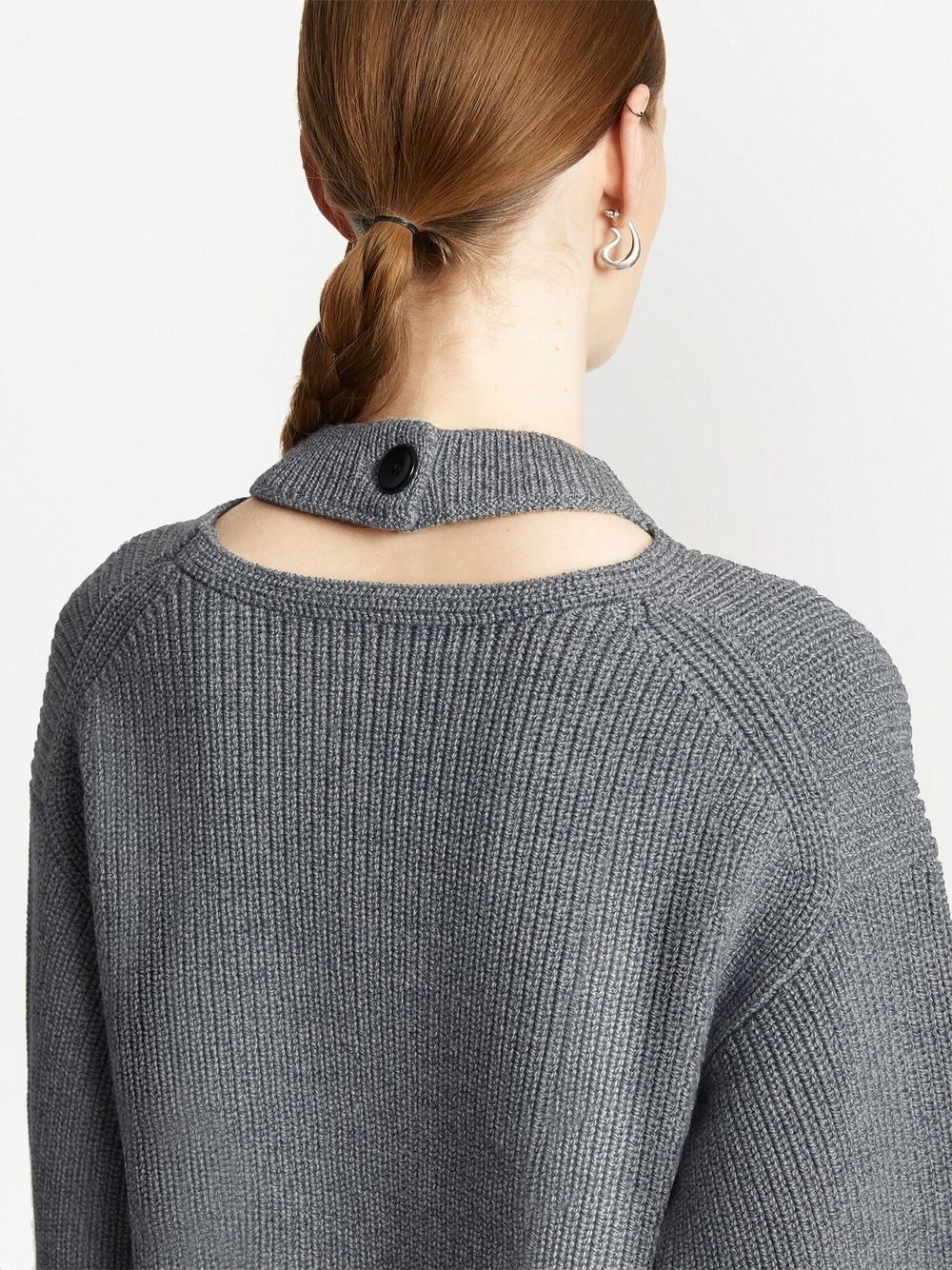 Cashfeel cut-out detail jumper - 5