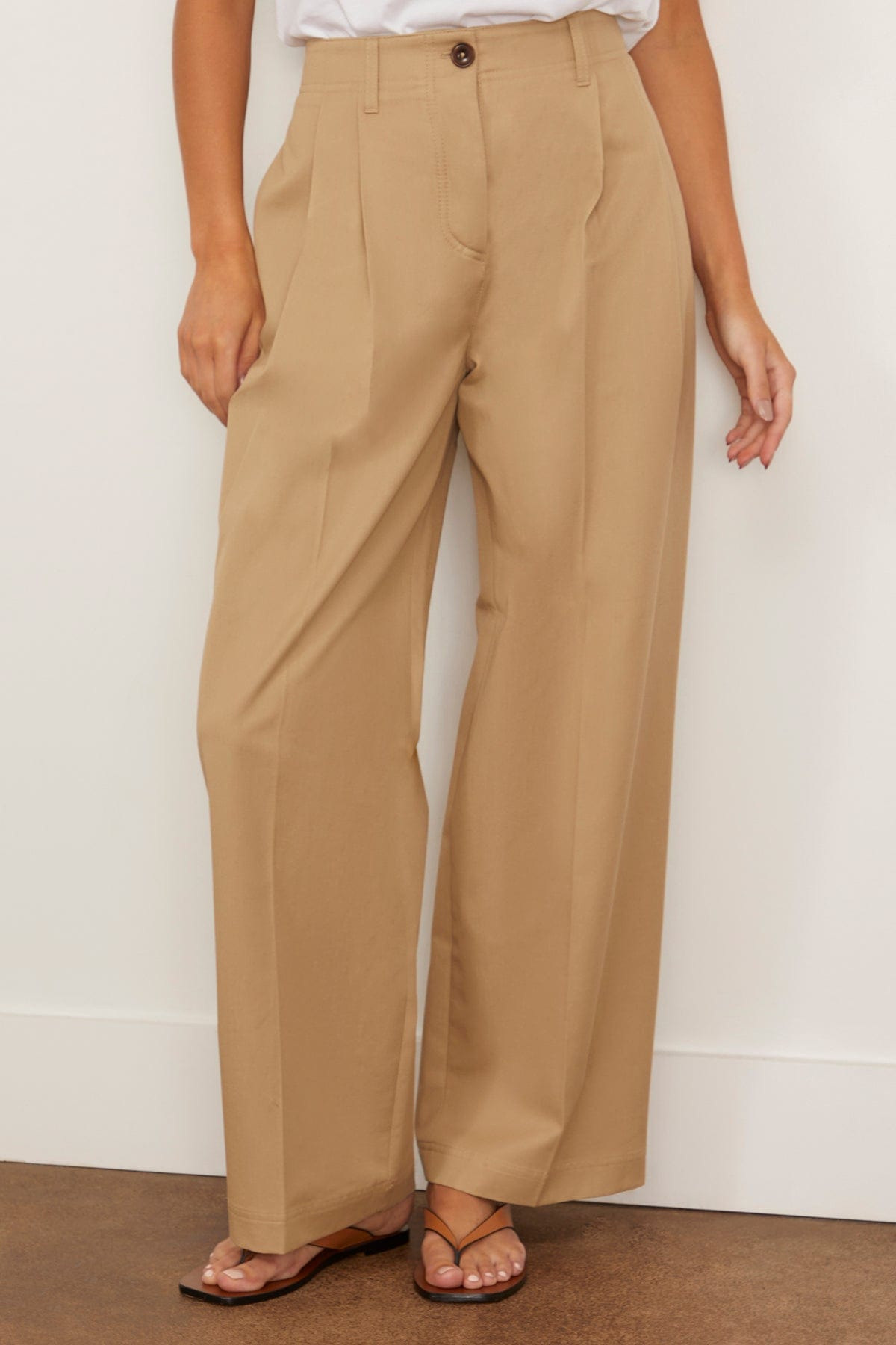 Relaxed Chino Trousers in Desert - 5
