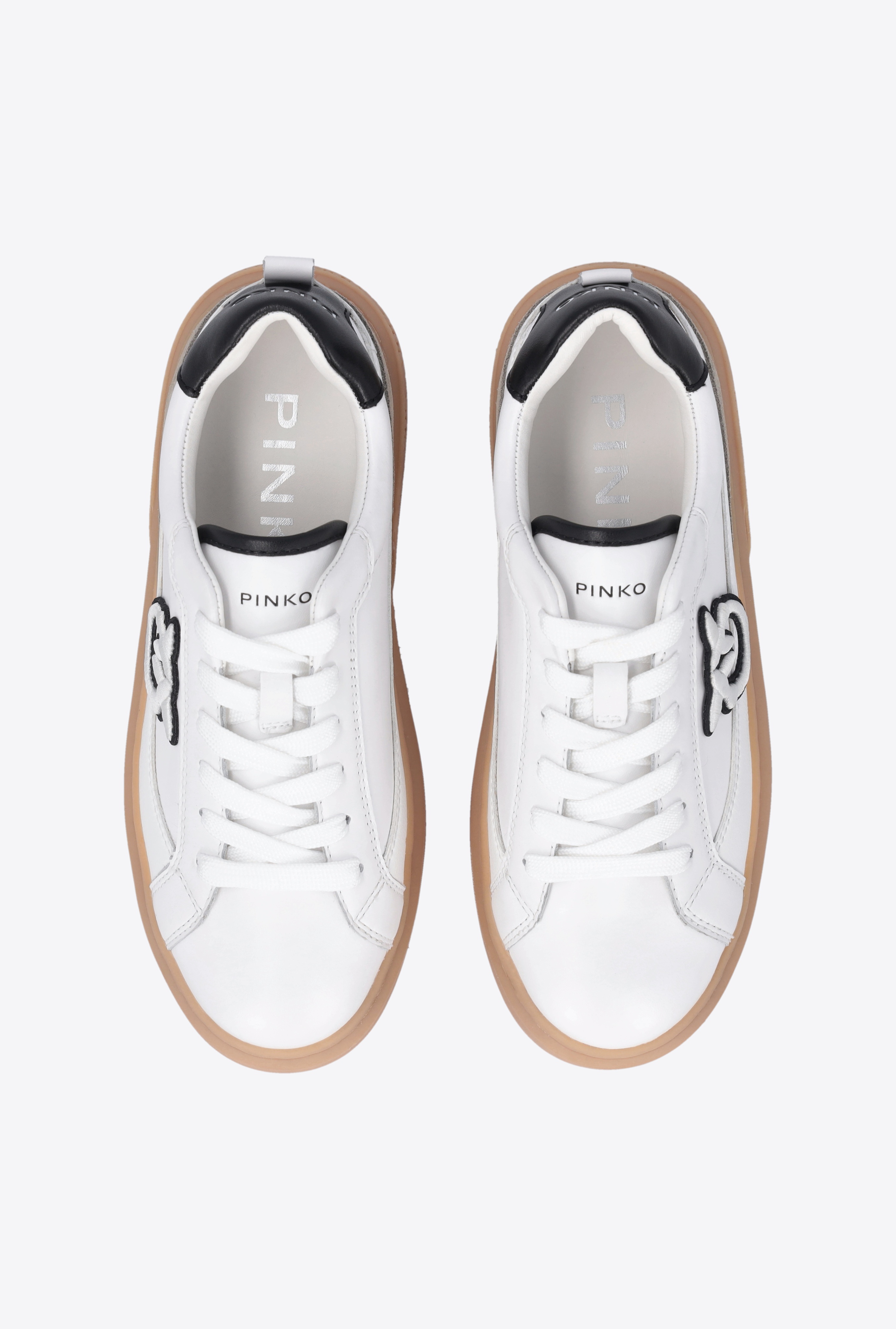 LEATHER PLATFORM SNEAKERS - 8