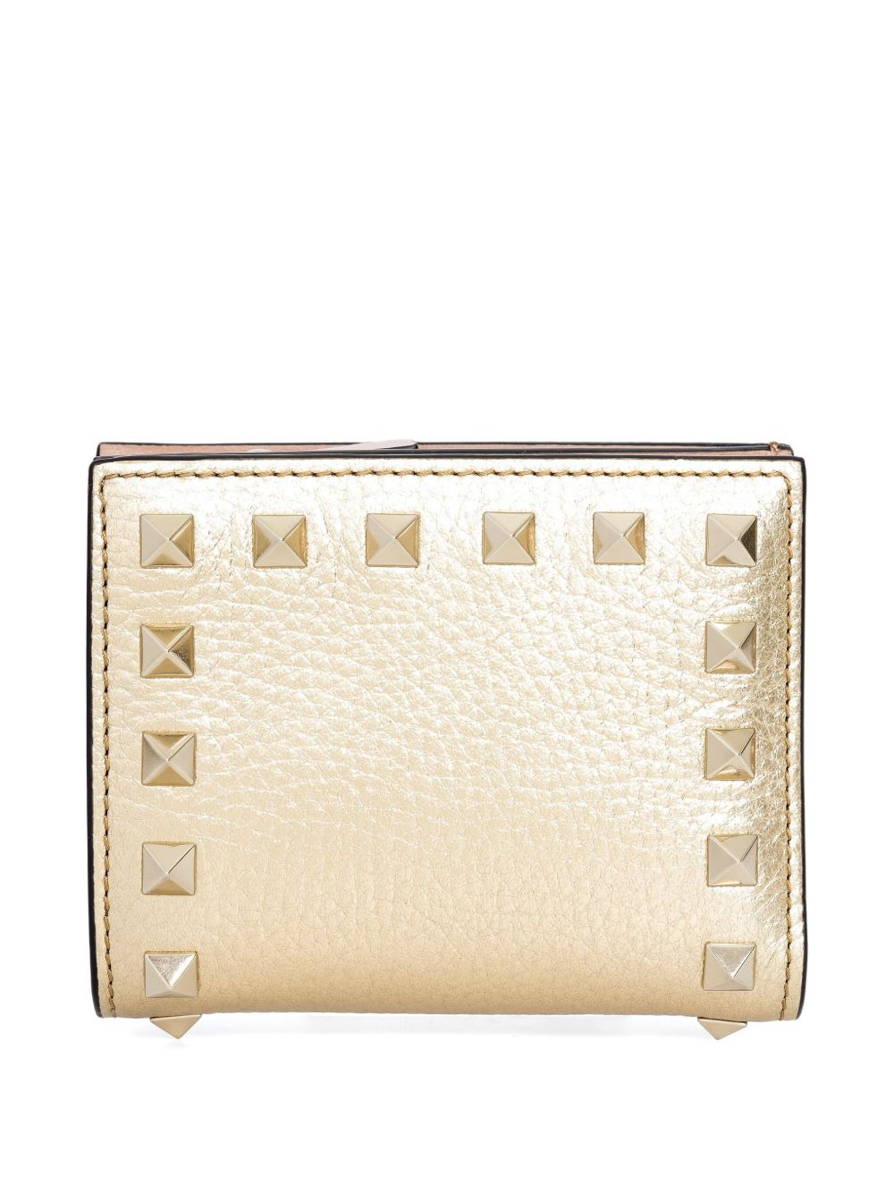 studded leather wallet - 2