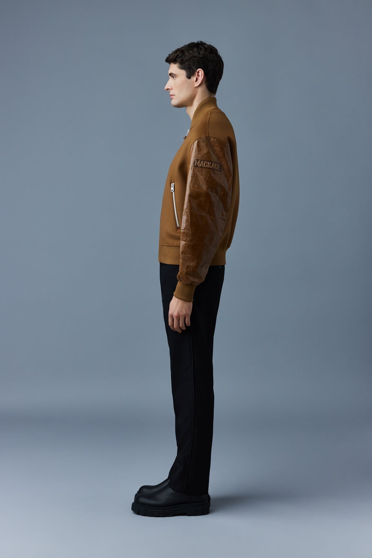 GEE Double face wool bomber jacket - 3