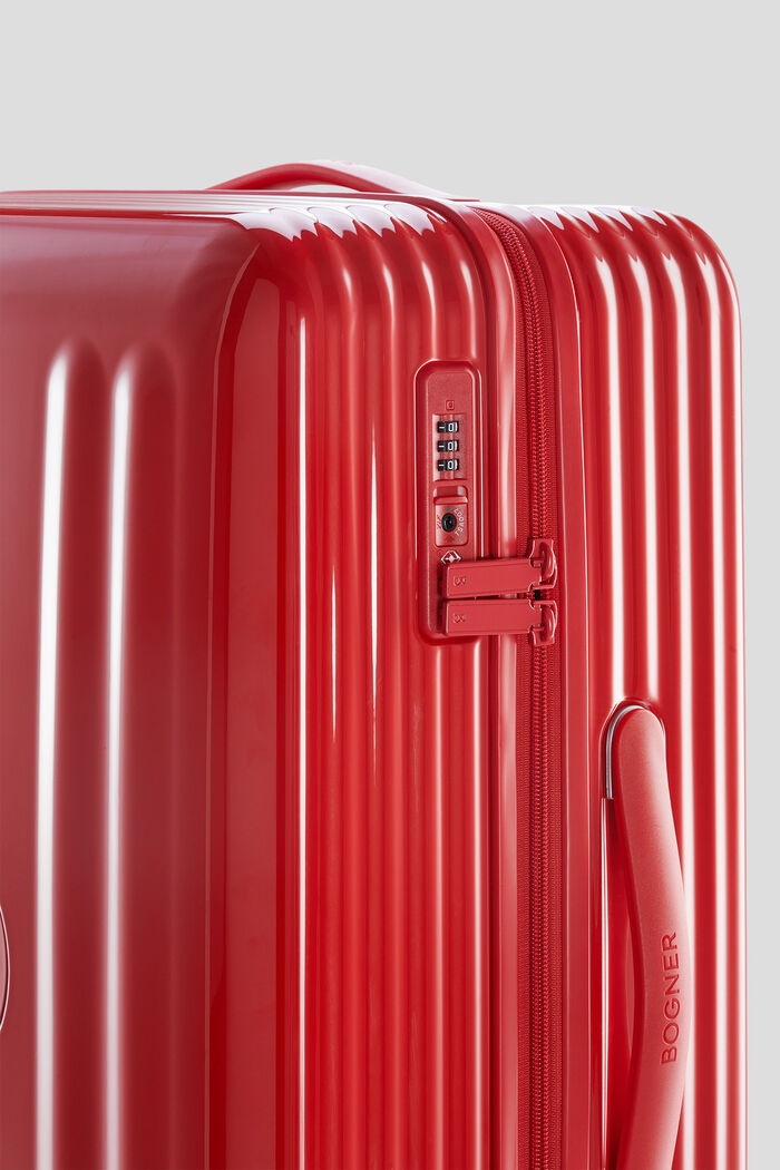 Piz Medium hard shell suitcase in Red - 6