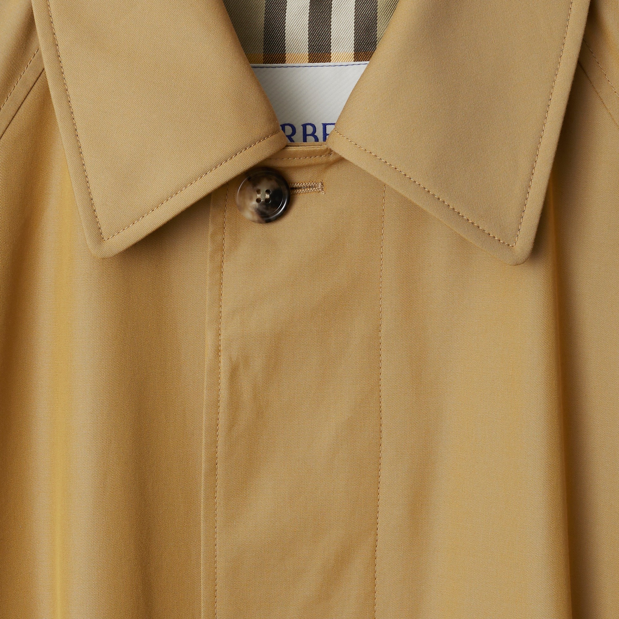 Long Gabardine Car Coat - 6