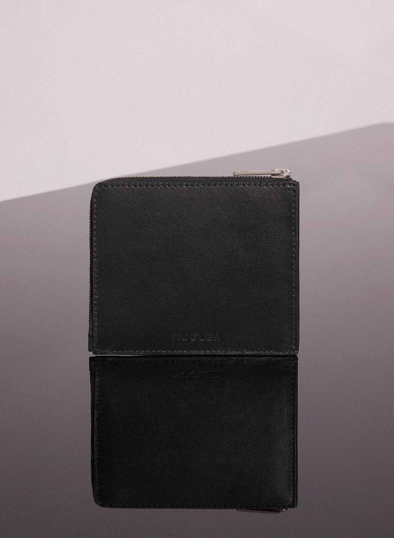 black embossed spiral wallet - 2
