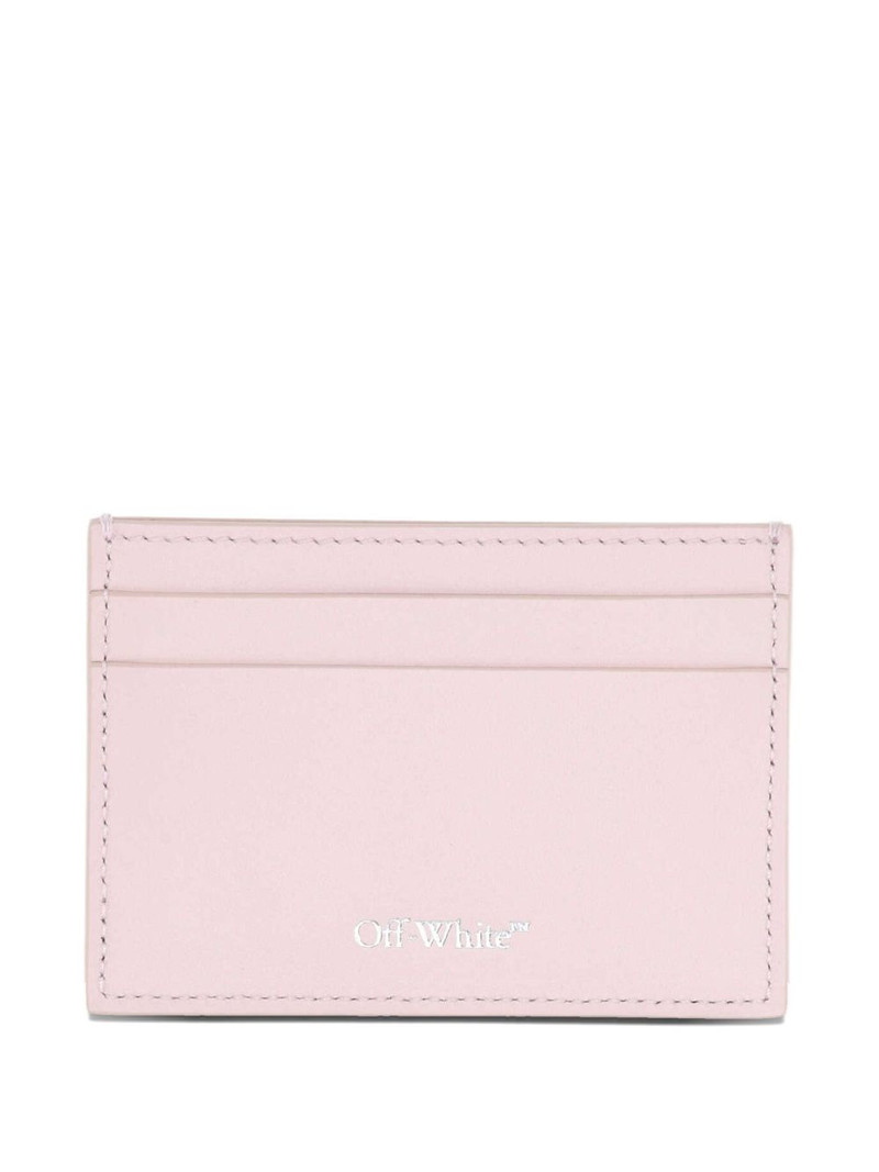 Off-White leather stripes cardholder outlook