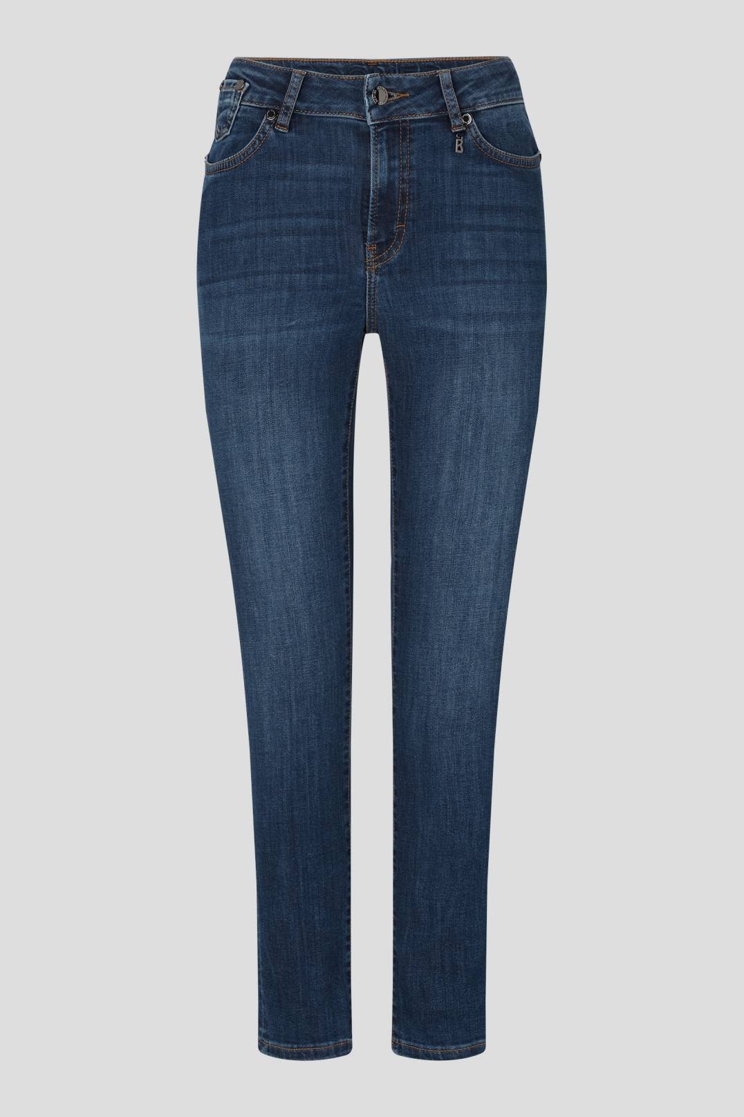 JULIE 7/8 SLIM FIT JEANS IN DENIM BLUE - 1