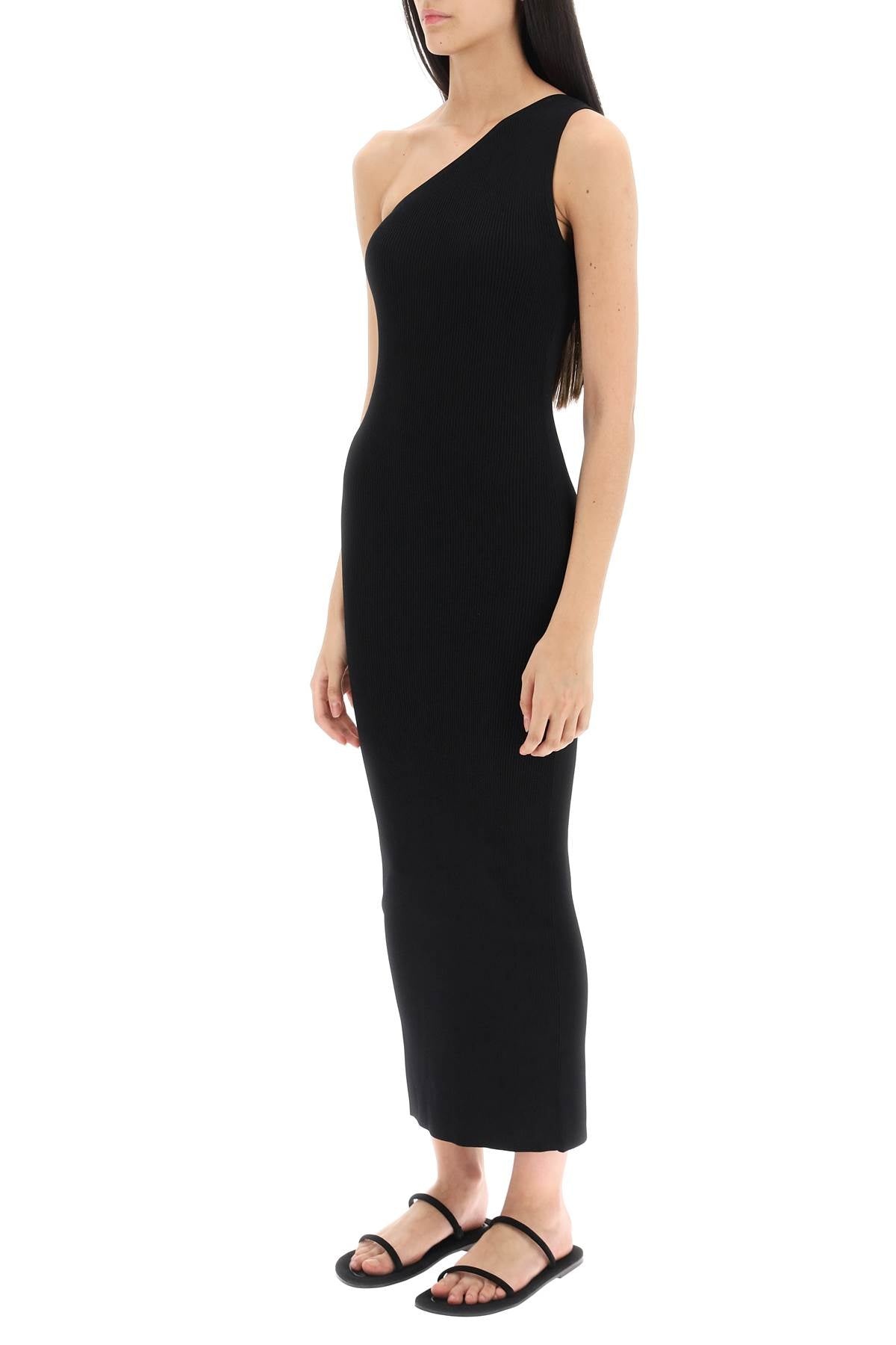 Toteme One-Shoulder Maxi Dress In Ribbed Knit Women - 4