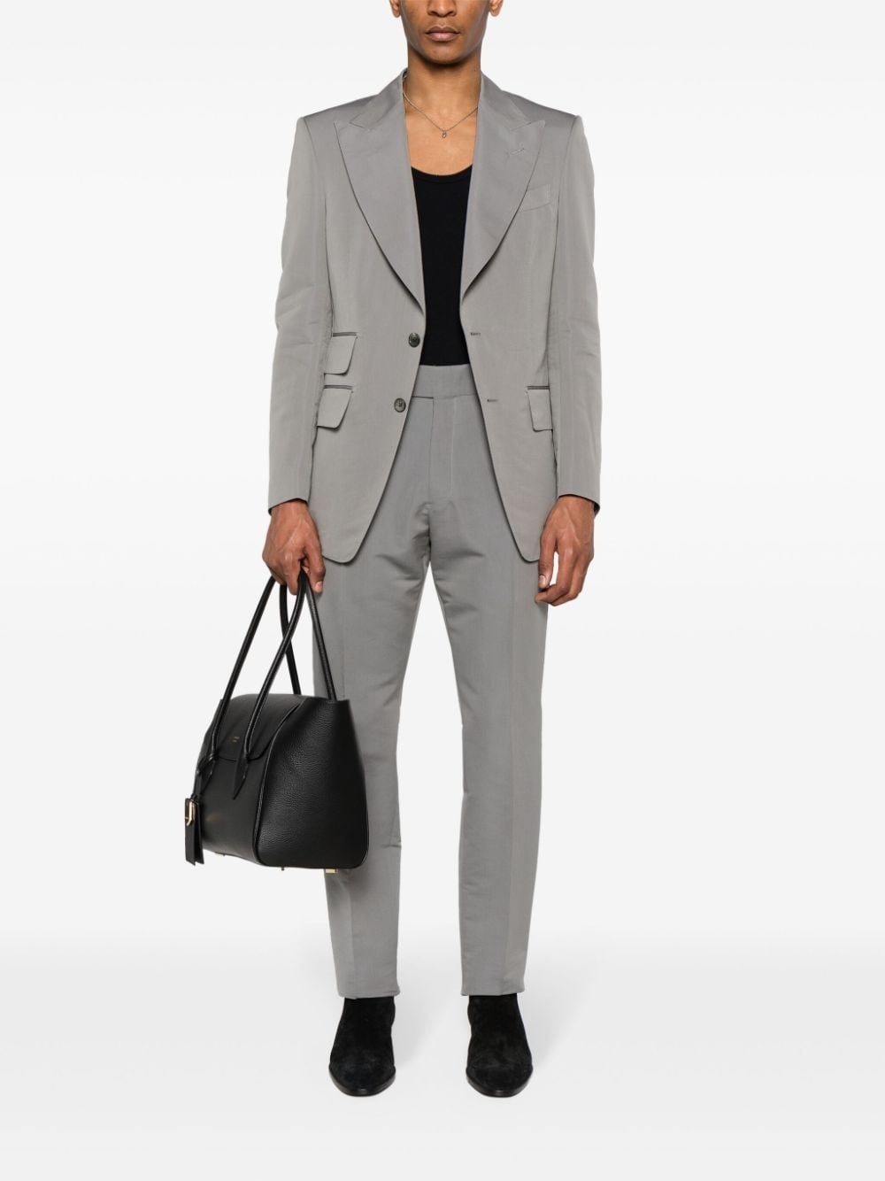 mid-rise tailored trousers - 2