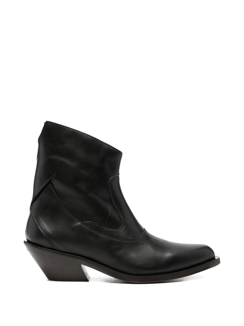 Western 1 leather cowboy boots 1