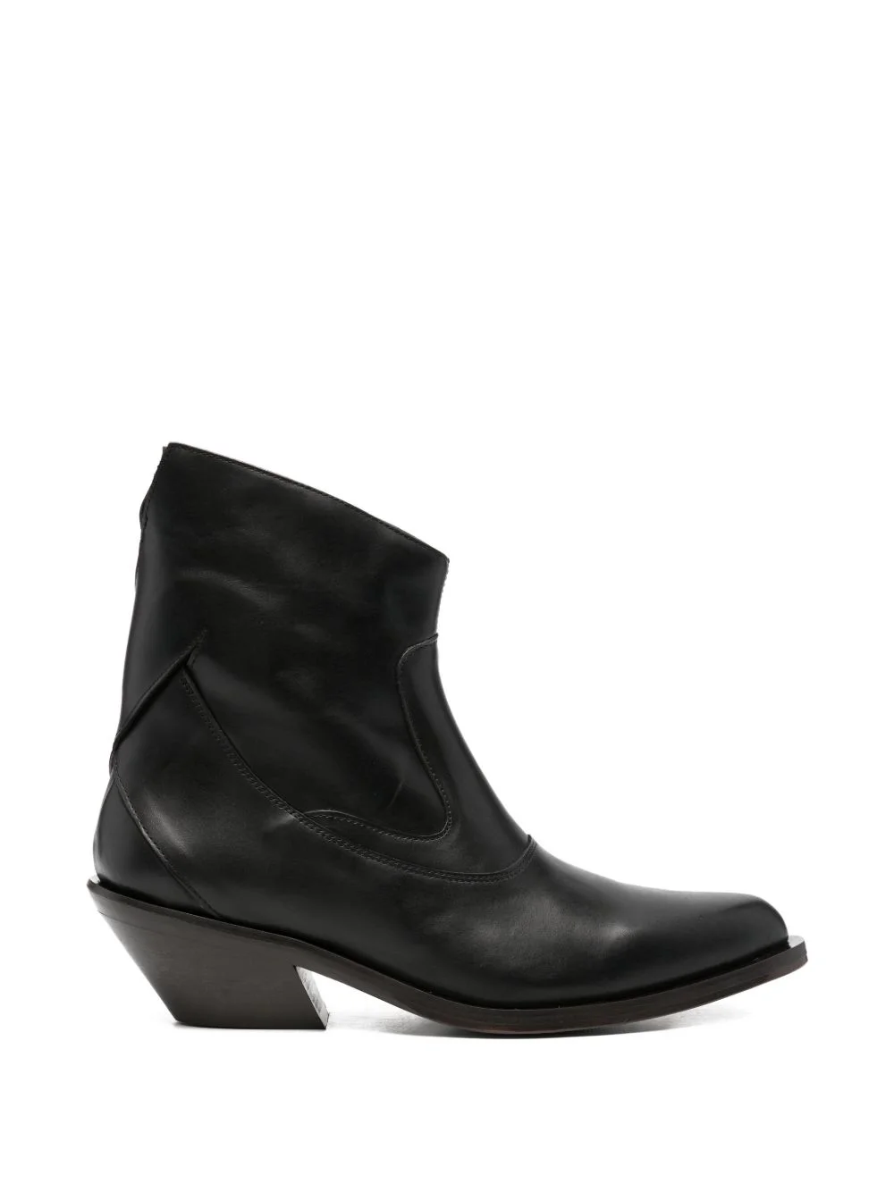 Western 1 leather cowboy boots - 1