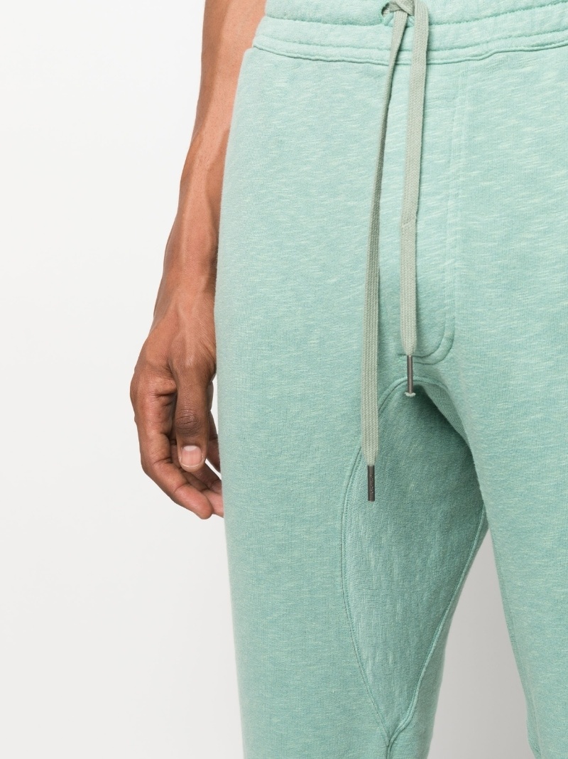 drawstring-fastening track pants - 5