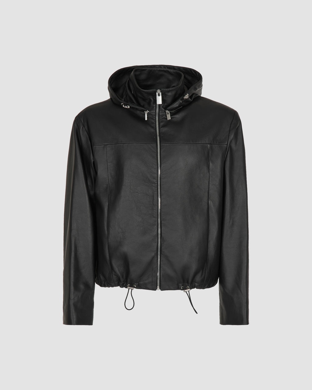 LEATHER WINDBREAKER - 1