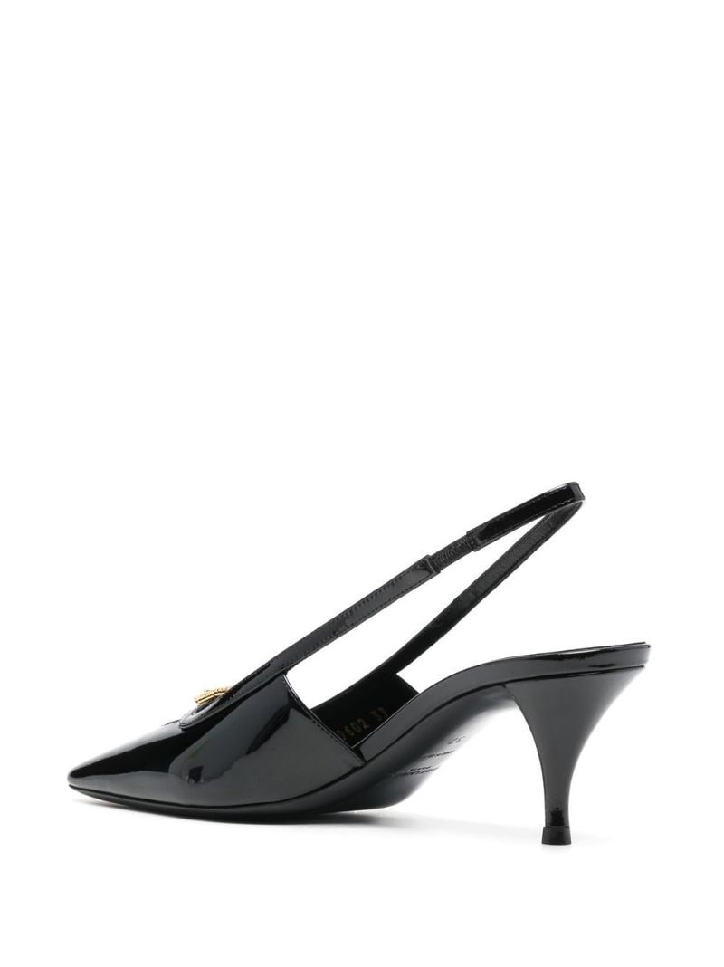 pointed-toe 70mm slingback pumps - 6