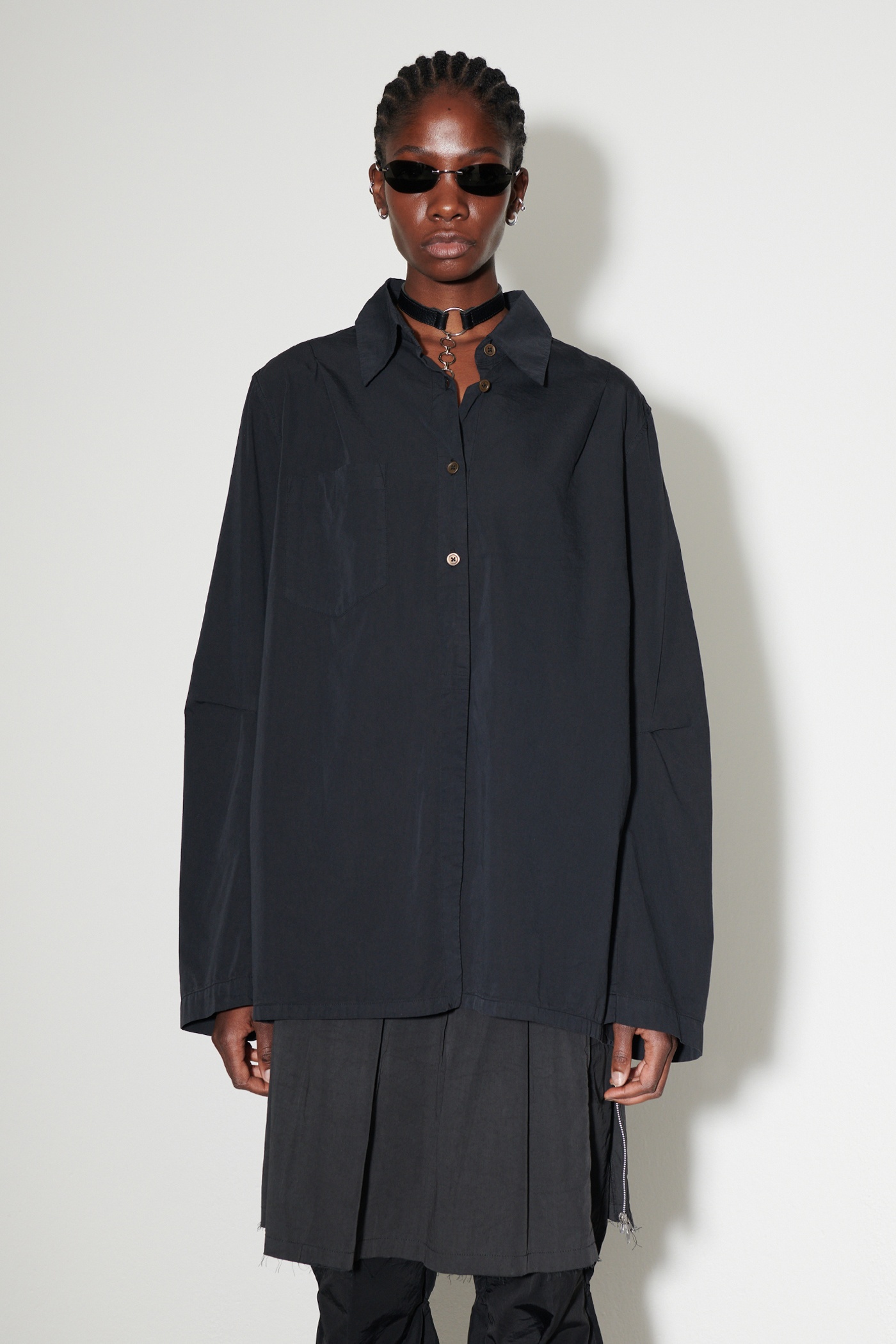 Machine Shirt Antique Black Peached Cupro - 3