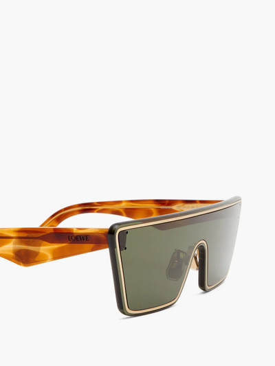 Loewe Flat-top mask acetate sunglasses outlook