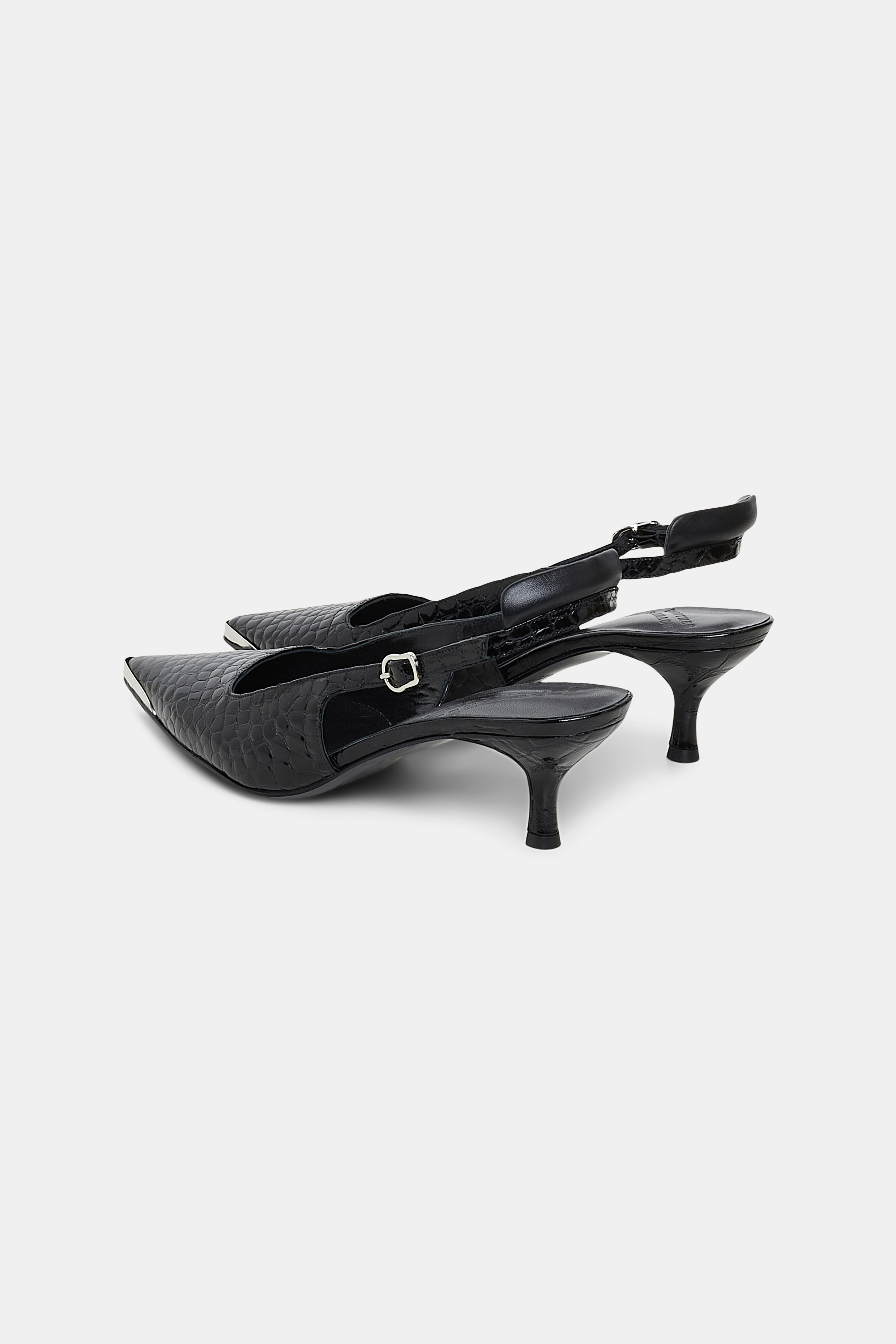 EXOTIC SHINE kitten heel - 5