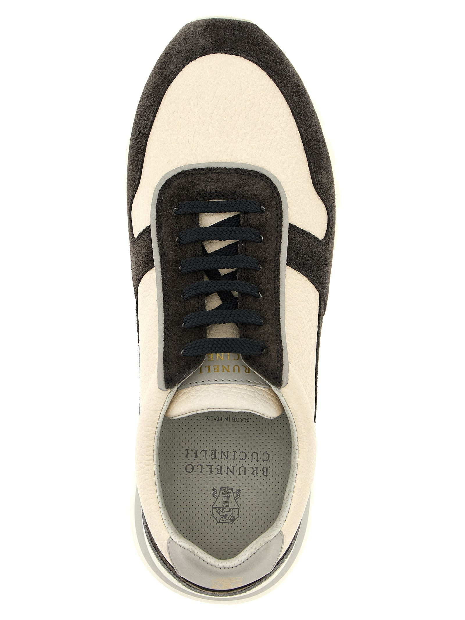 Leather Suede Sneakers Multicolor - 4