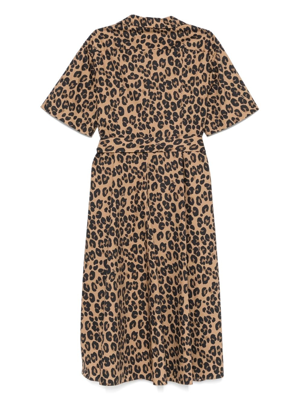 leopard-print midi dress - 2