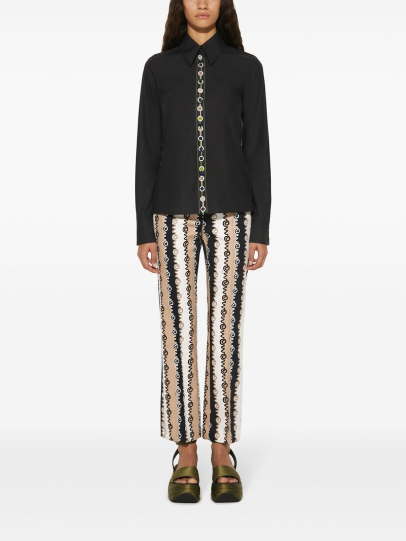 PUCCI Vivara-print cotton shirt outlook