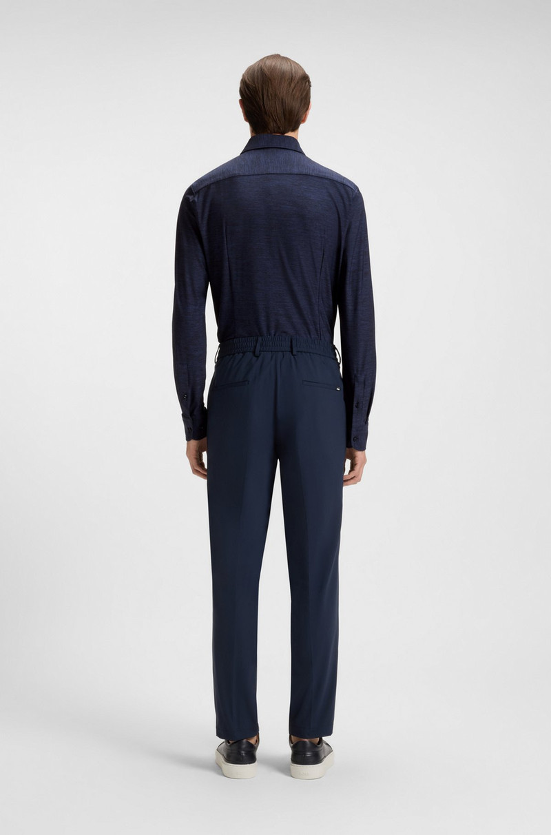 SLIM-FIT SHIRT IN BRUSHED PERFORMANCE-STRETCH FLANNEL 5