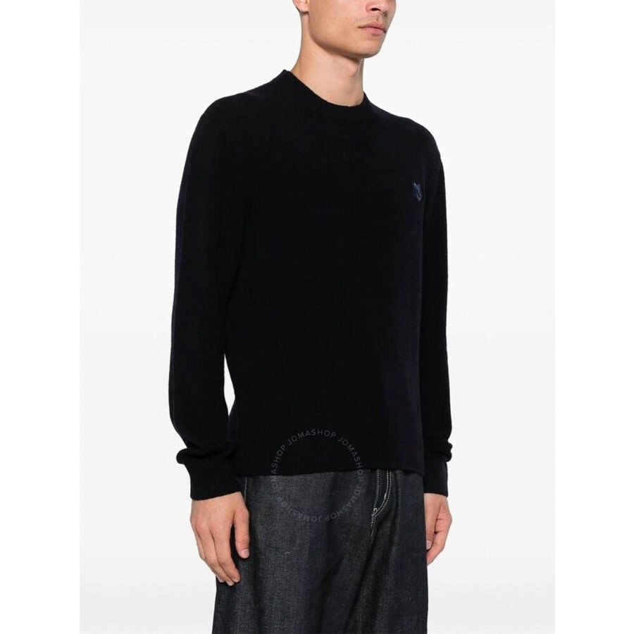Maison Kitsune Fox Head Patch Lambswool Jumper - 2