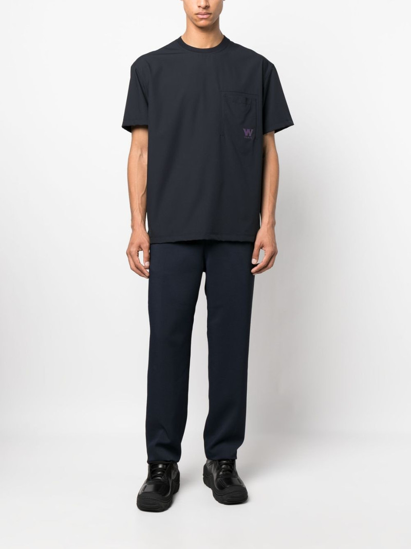 Wooyoungmi logo-print short-sleeve T-shirt outlook