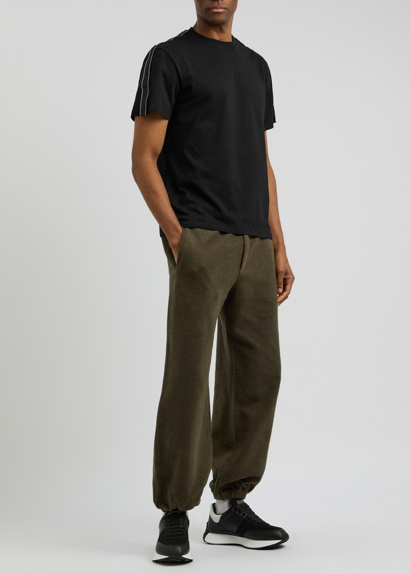 Alexander Mcqueen Logo-jacquard Cotton T-shirt 4