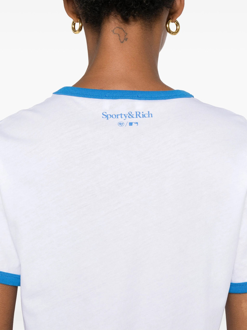 Sporty & Rich X The LA Dodgers Serif Ringer T-shirt outlook