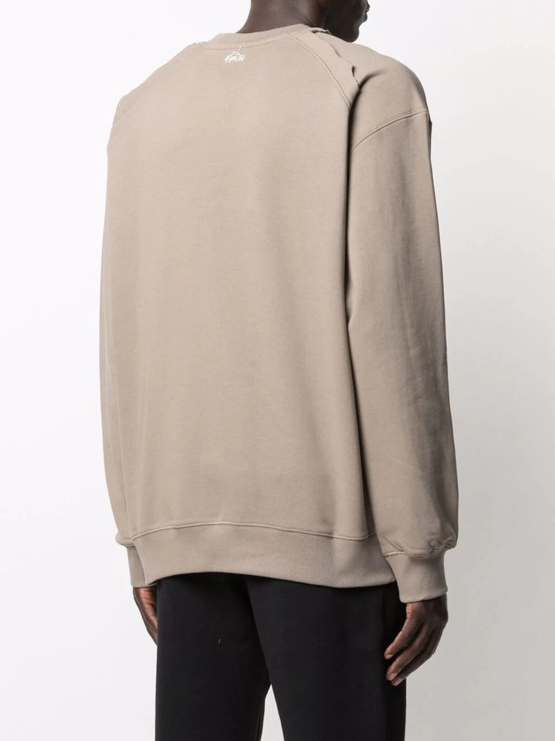 logo crew-neck sweatshirt 5