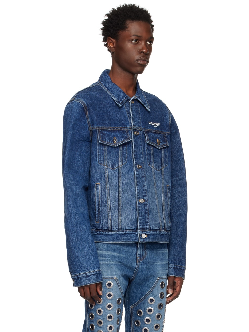 Blue Faded Denim Jacket - 2