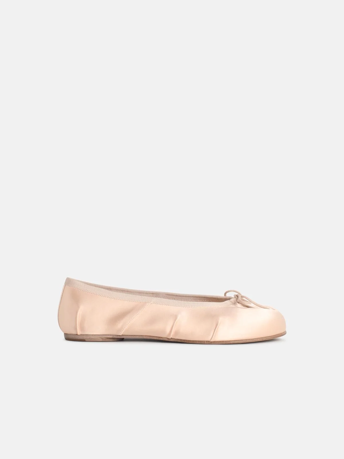 'TABI' PINK SATIN BALLET FLATS - 1