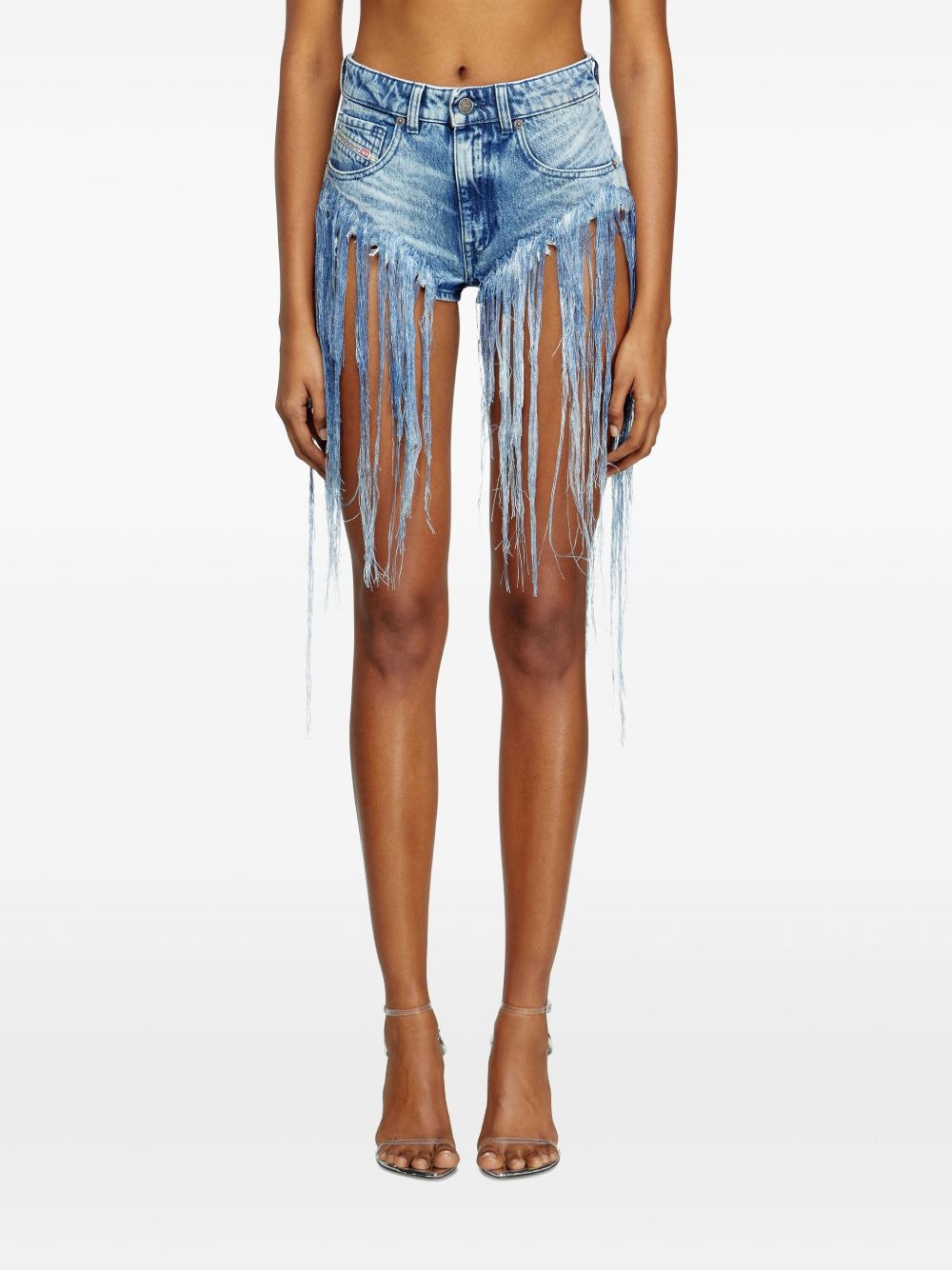 fringe-detailing shorts - 3