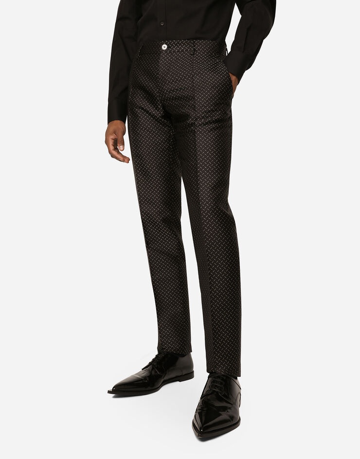 Lurex jacquard Martini-fit suit - 7