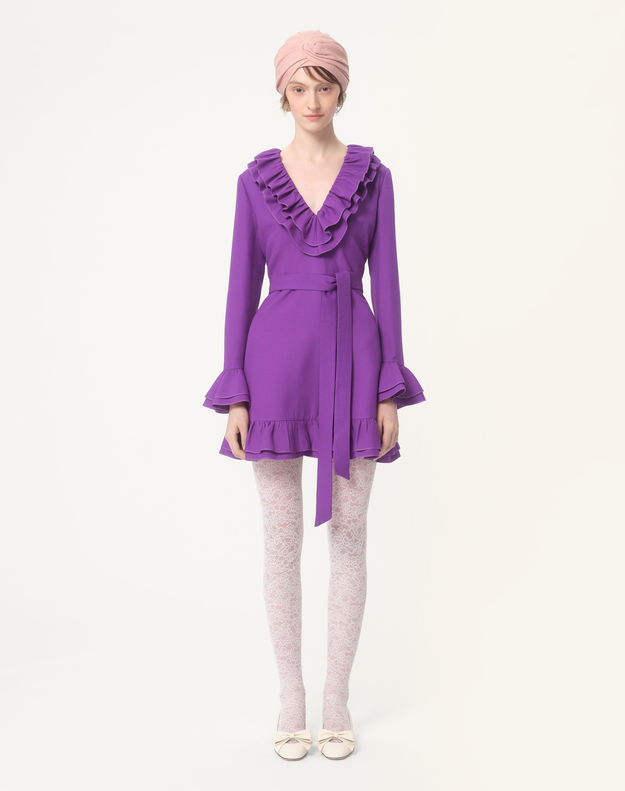 CREPE COUTURE SHORT DRESS - 7