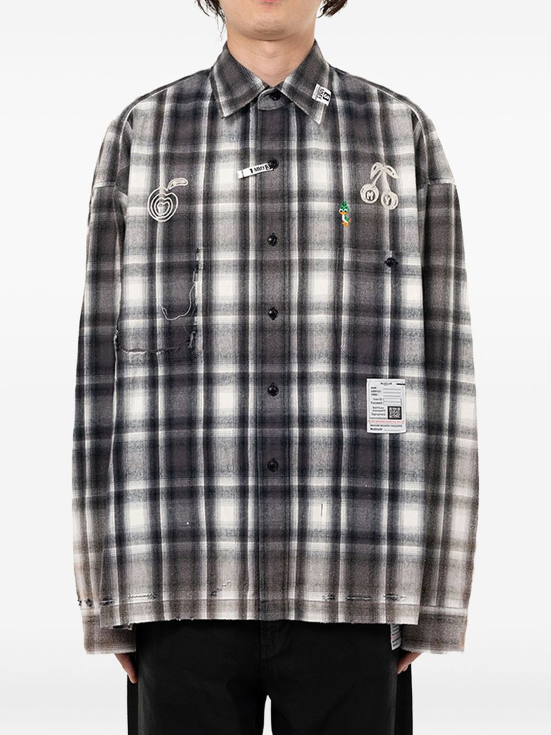 Maison MIHARAYASUHIRO Vintage Like Check shirt outlook