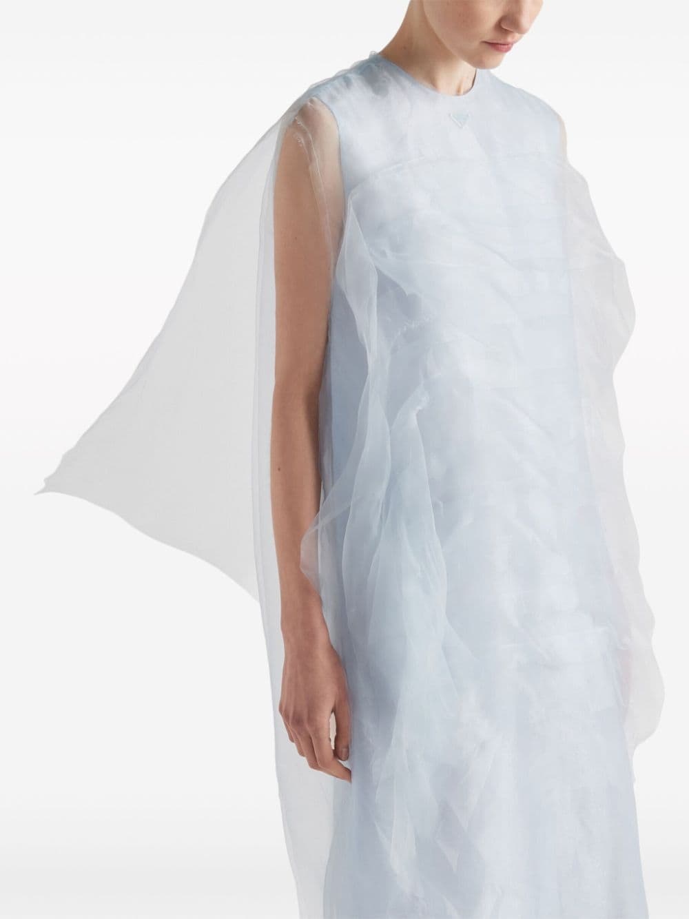 technical voile dress - 5