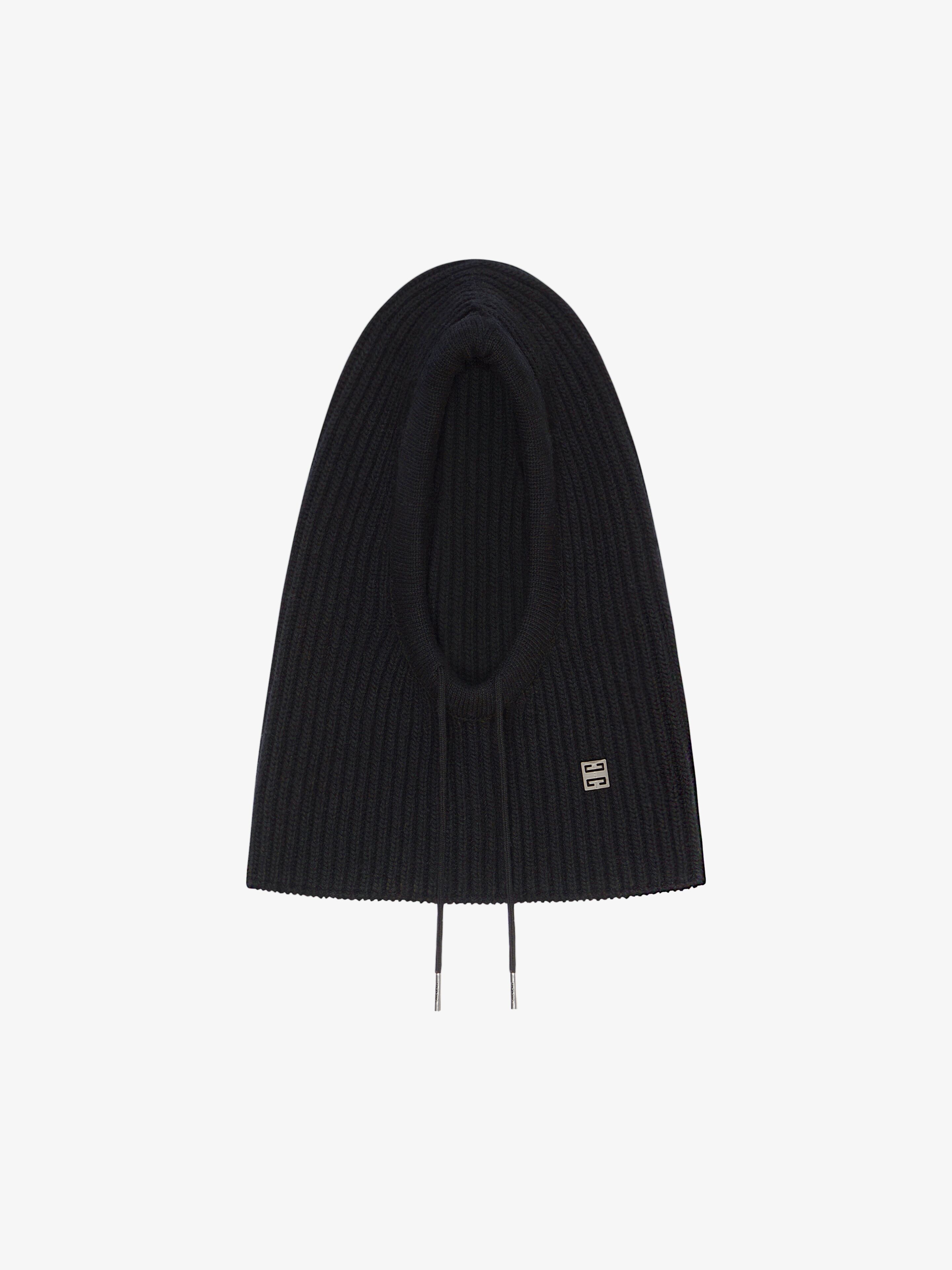 BALACLAVA IN WOOL AND CASHMERE WITH 4G DETAIL - 1