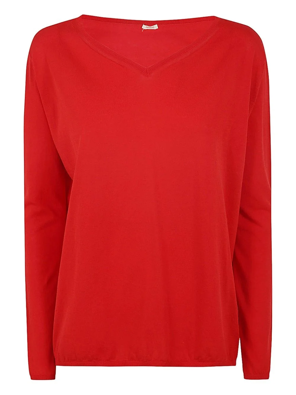 V-neck long-sleeve top - 1
