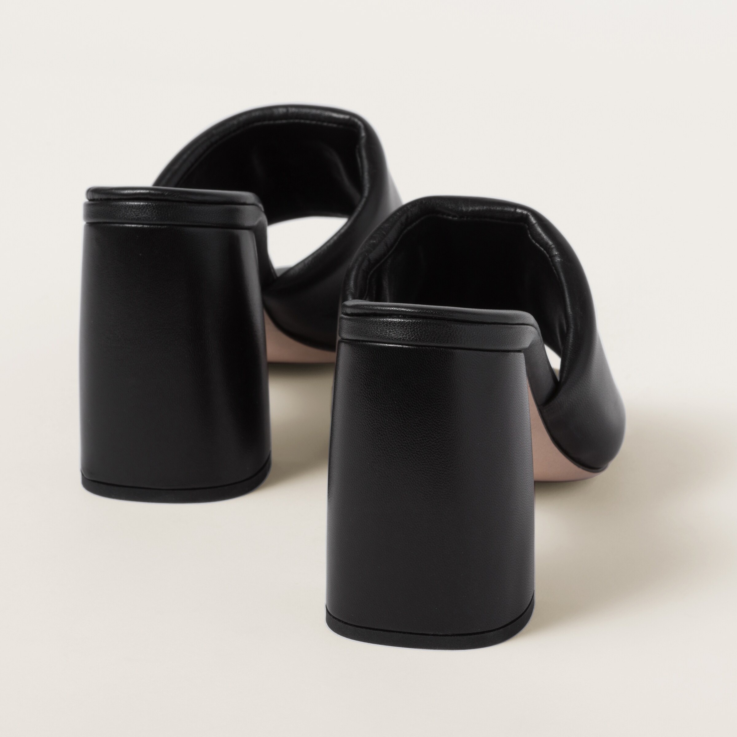 Padded leather sandals - 2