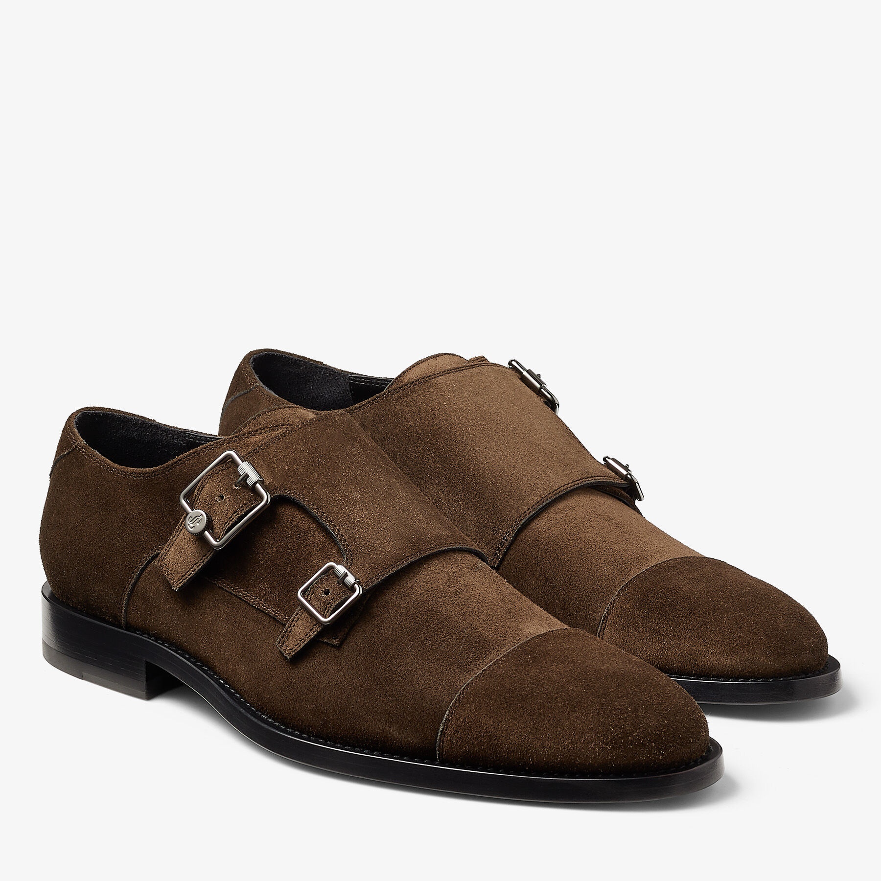 Finnion Monkstrap
Umber Velvet Suede Monk Strap Shoes - 2