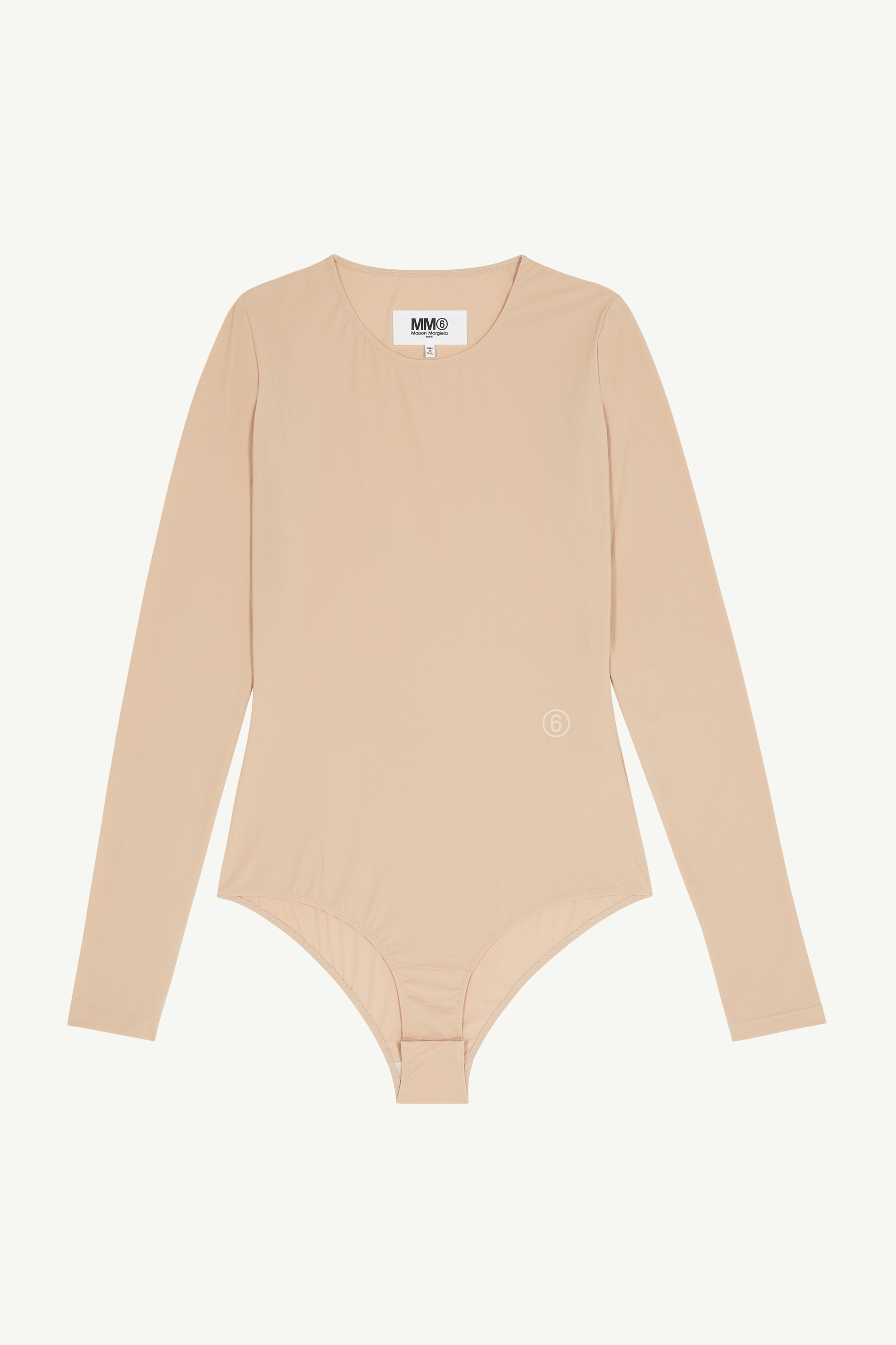 Tシャツ・カットソー MM6 MAISON MARGIELA LYCRA JERSEY LONG-SLEEVED BODYSUIT MM6 Maison Margiela Long-sleeve bodysuit | REVERSIBLE