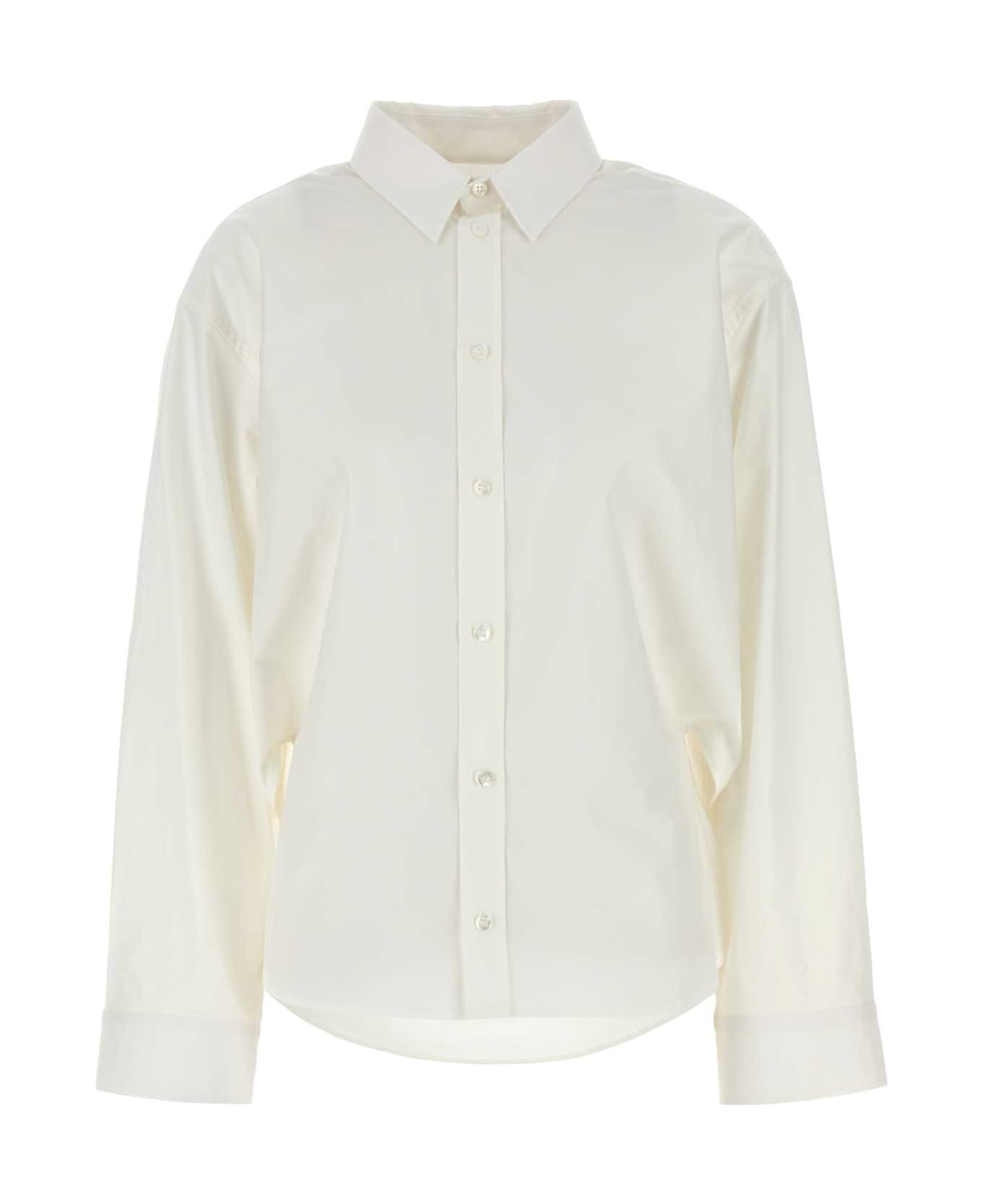 White Poplin Shirt - 1